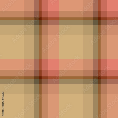 Seamless pattern in magnificent warm beige and pink colors for plaid, fabric, textile, clothes, tablecloth and other things. Vector image.
