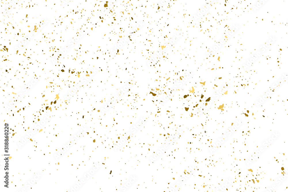 Gold Glitter Texture Isolated On White. Amber Particles Color. Celebratory Background. Golden Explosion Of Confetti. Design Element. Digitally Generated Image. Vector Illustration, Eps 10. Gold Glitter Texture Isolated On White. Amber Particles Color. Celebratory Background. Golden Explosion Of Confetti. Design Element. Digitally Generated Image. Vector Illustration, Eps 10.