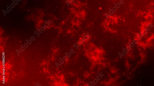 red cloud and sky animation