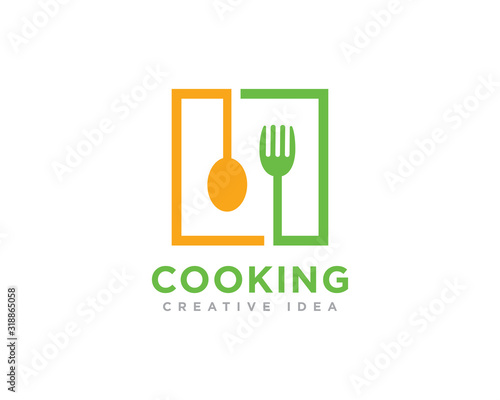 Restaurant Food Logo Design Vector