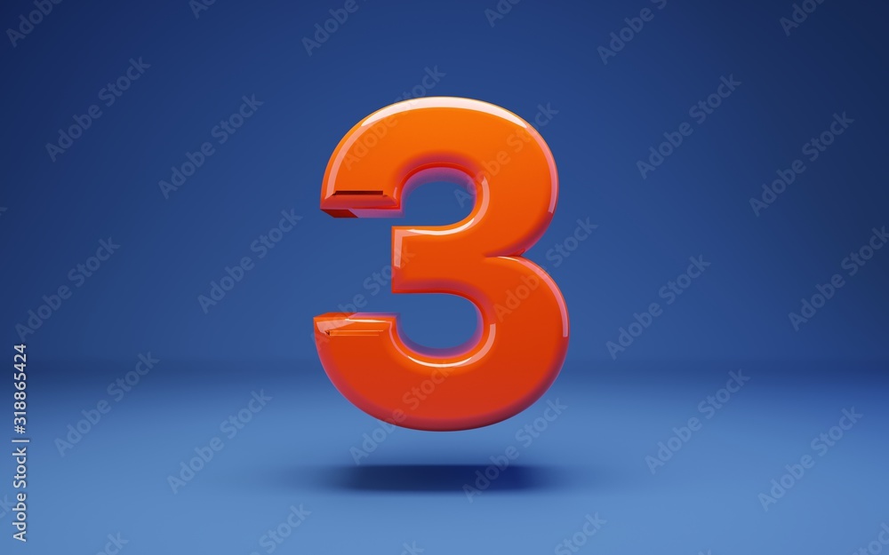 Lush Lava 3d number 3. 3D rendering. Best for anniversary, birthday party, celebration. Lush Lava 3d number 3. 3D rendering. Best for anniversary, birthday party, celebration.