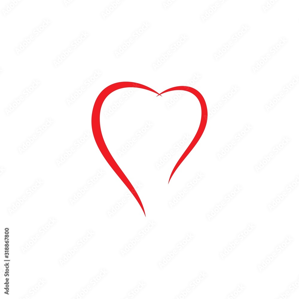 Love Vector icon illustration design Template