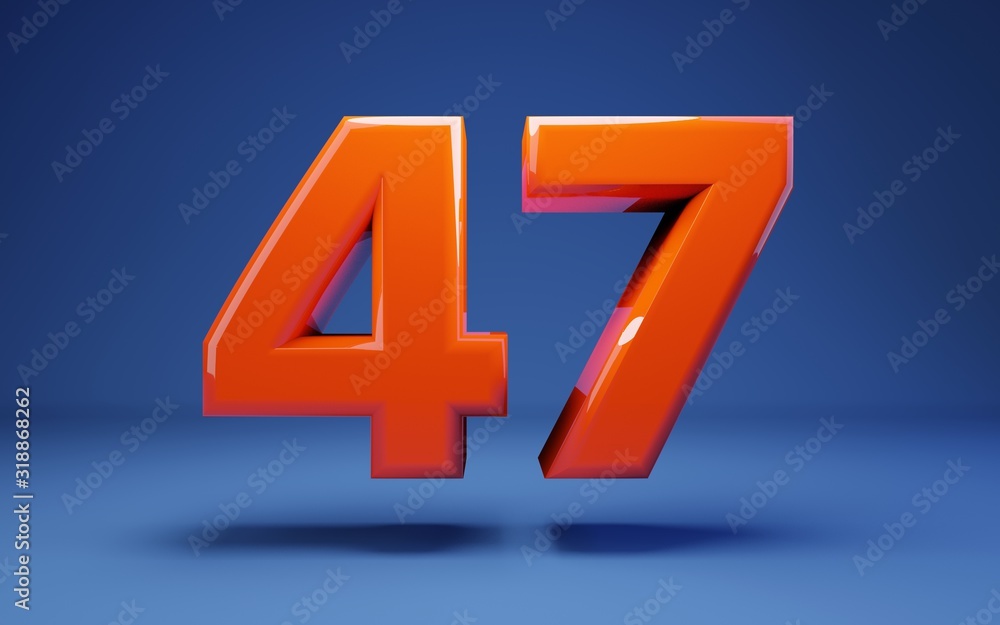 Lush Lava 3d number 47. 3D rendering. Best for anniversary, birthday party, celebration. Lush Lava 3d number 47. 3D rendering. Best for anniversary, birthday party, celebration.