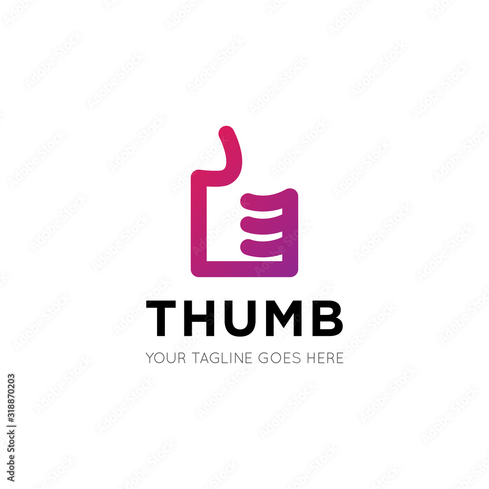 finger thumb logo and good icon vector illustration design template finger thumb logo and good icon vector illustration design template