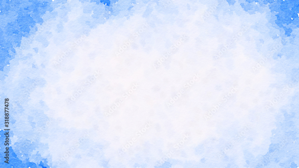 Fototapeta premium blue colorful abstract background with watercolor texture, Oil paint. ink paper, concrete wall graffiti. painted rough surface background for Christmas ,3D, autumn art,winter art, business