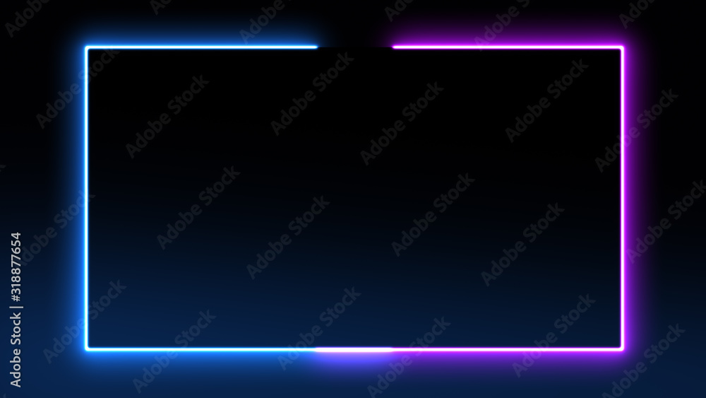 Background abstract bright neon frame. Background abstract bright neon frame.