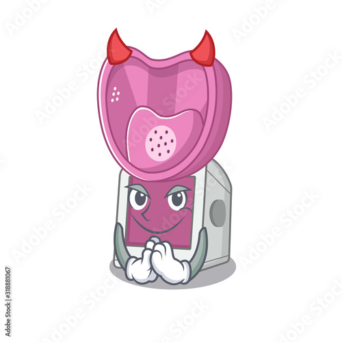 Devil steam inhaler Cartoon in character design photo