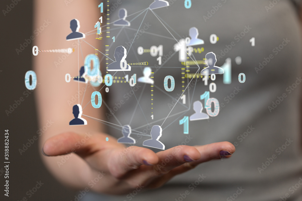 Social Media Communication Internet Network 3d Social Media Communication Internet Network 3d