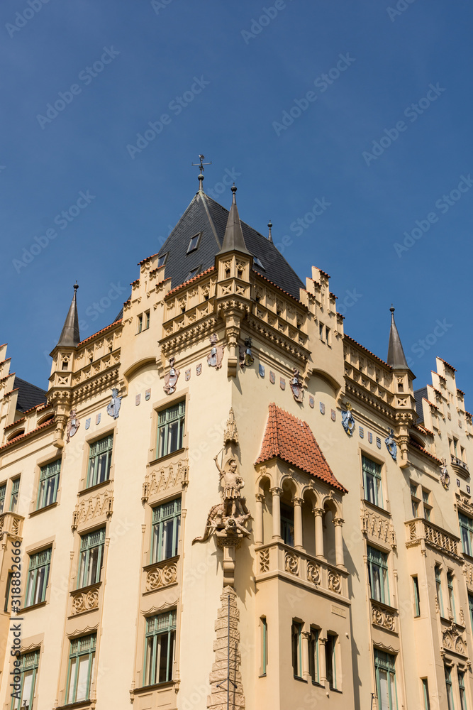 typical old building in prague