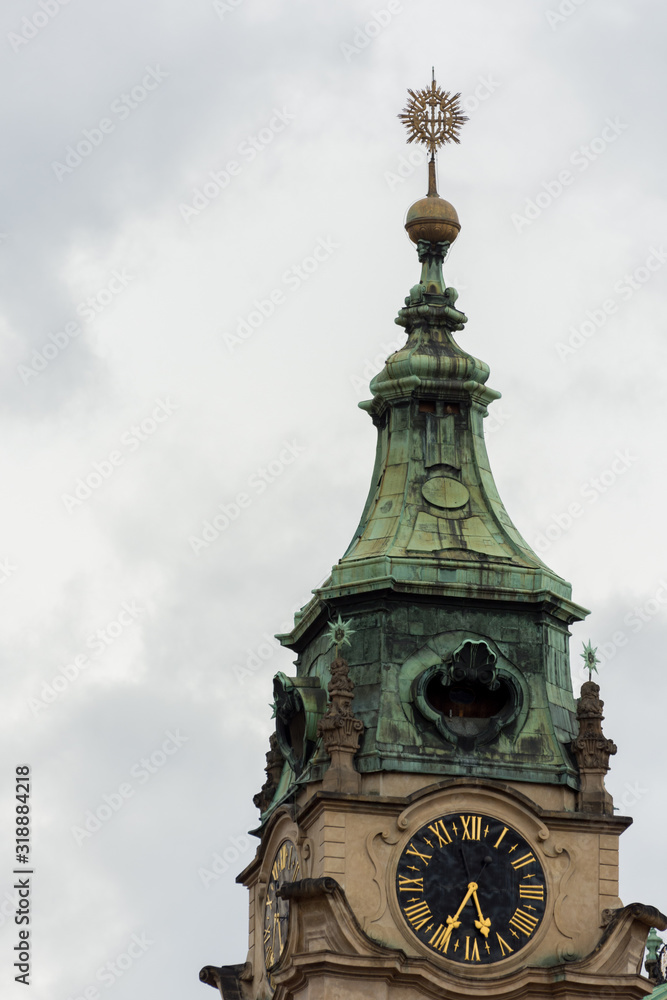 old town clock tower in prague