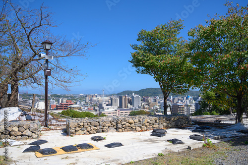 Viewpoint of city in Kumamoto Prefecture.