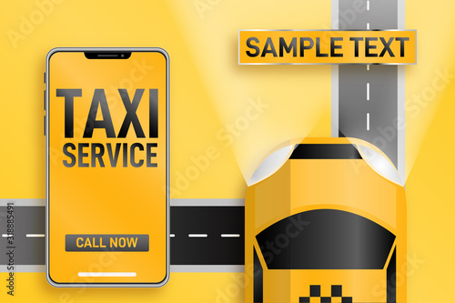 Taxi service. Online