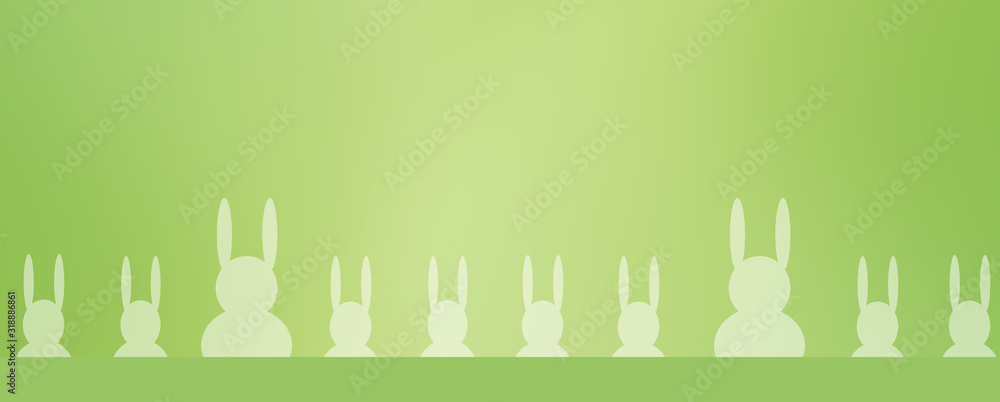 much green rabbit family Beautiful Abstract easter wallpaper Decorative Spring Green background much green rabbit family Beautiful Abstract easter wallpaper Decorative Spring Green background