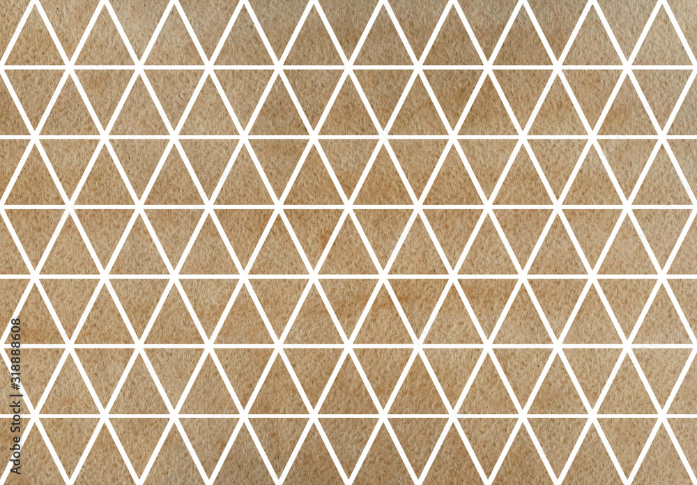 Watercolor triangle pattern. Watercolor triangle pattern.