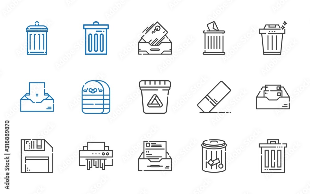 delete icons set delete icons set