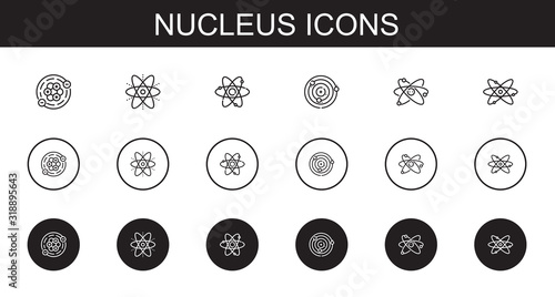 nucleus icons set