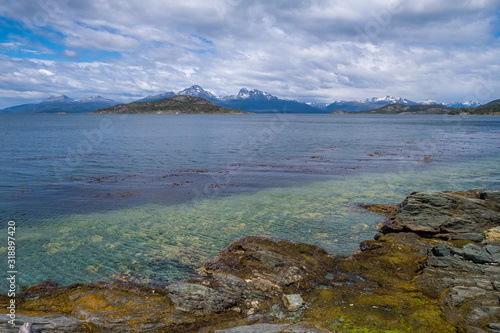 Coastal landscapes  Tierra del Fuego National Park  Ushuaia  Argentina