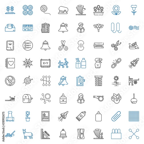 clip icons set