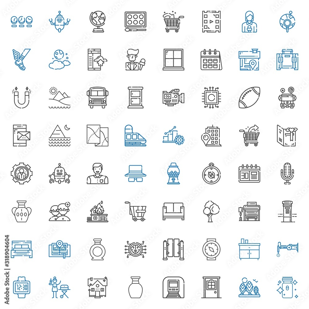 modern icons set modern icons set