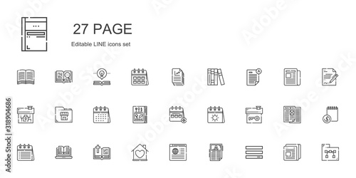 page icons set
