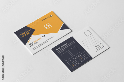 professional real estate post card template