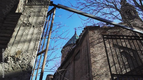 Abandoned ruined Surb Nshan Church in Old Tbilisi photo