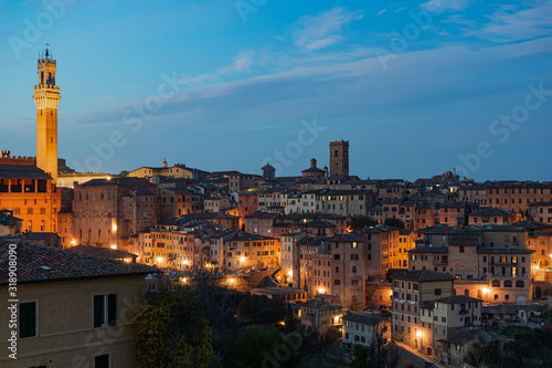 Siena Abenddämmerung