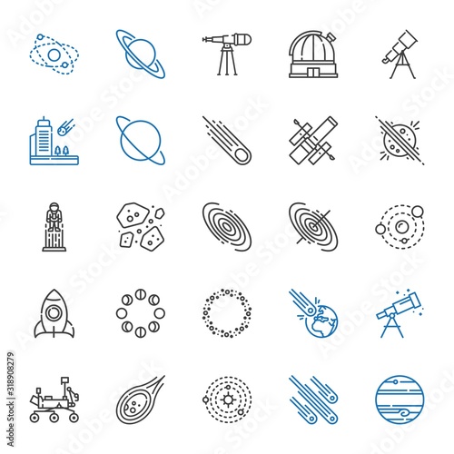cosmos icons set