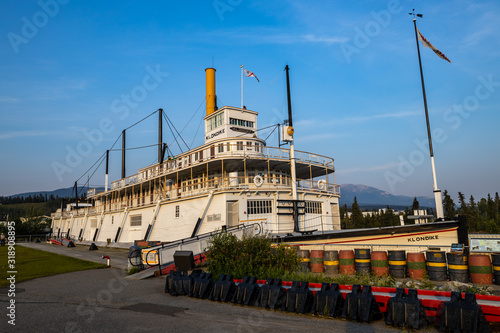 Canvas Print The S.S. Klondike in Whitehorse in Canada, 28. June 2019
