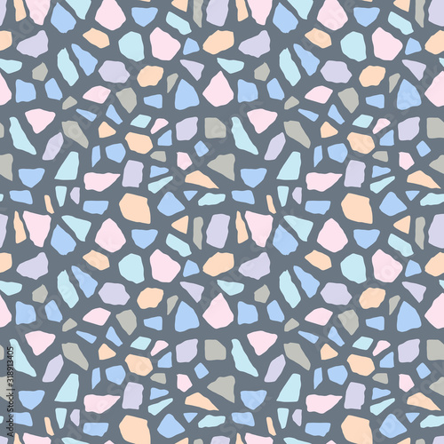 Decorative terrazzo pattern