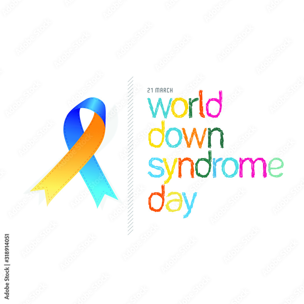 World Down Syndrome Day illustrator template World Down Syndrome Day illustrator template