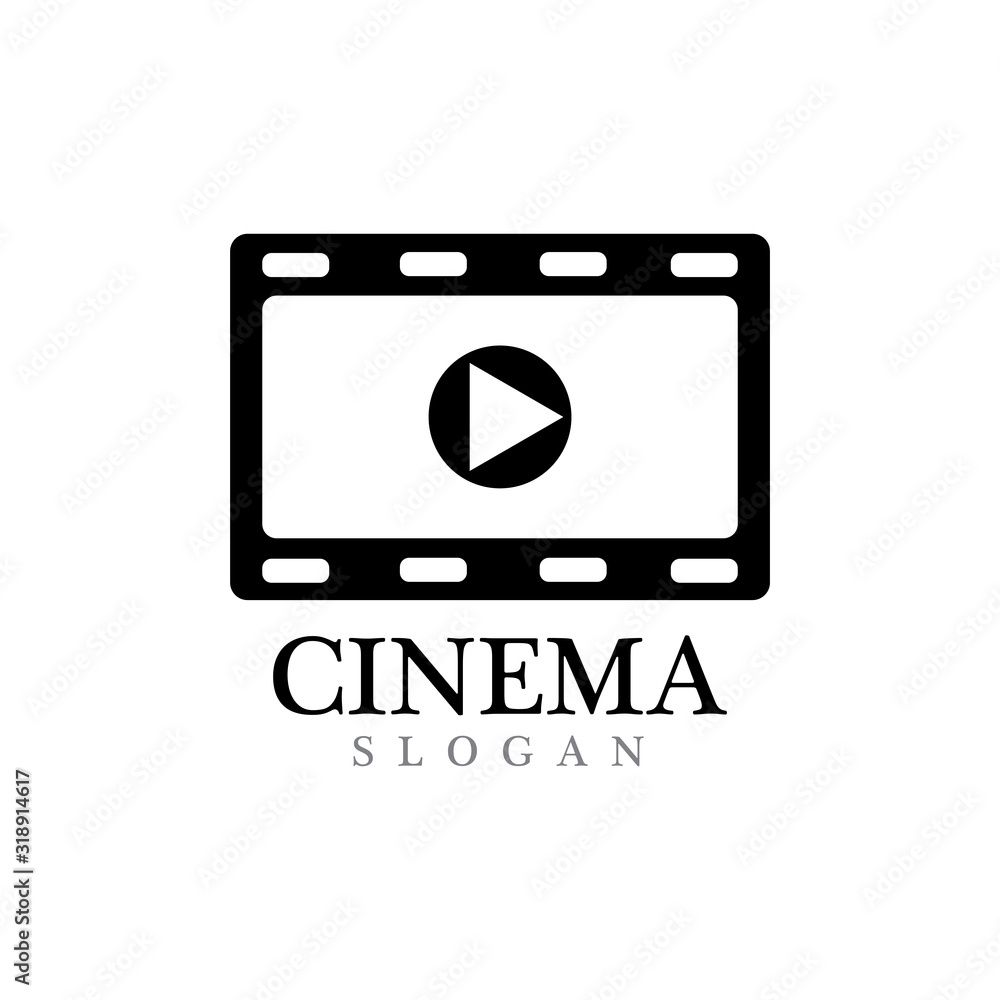 abstrack filmstrip Logo Template vector illustration design abstrack filmstrip Logo Template vector illustration design