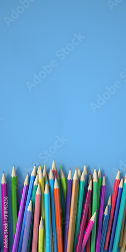 Multicolored pencils