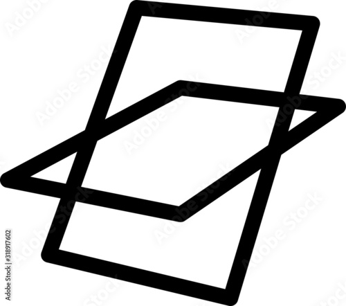 roof window icon, logo, vector illustration.