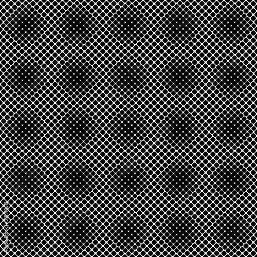 Abstract seamless diagonal square pattern background - monochrome vector graphic design