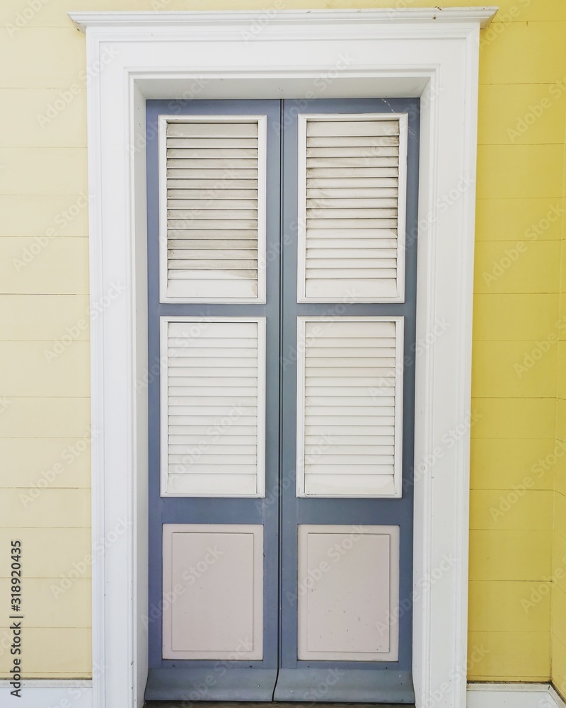 Fototapeta premium window with shutters