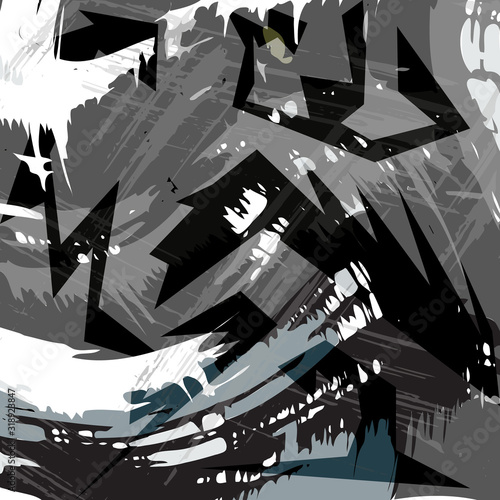 abstract colored graffiti background