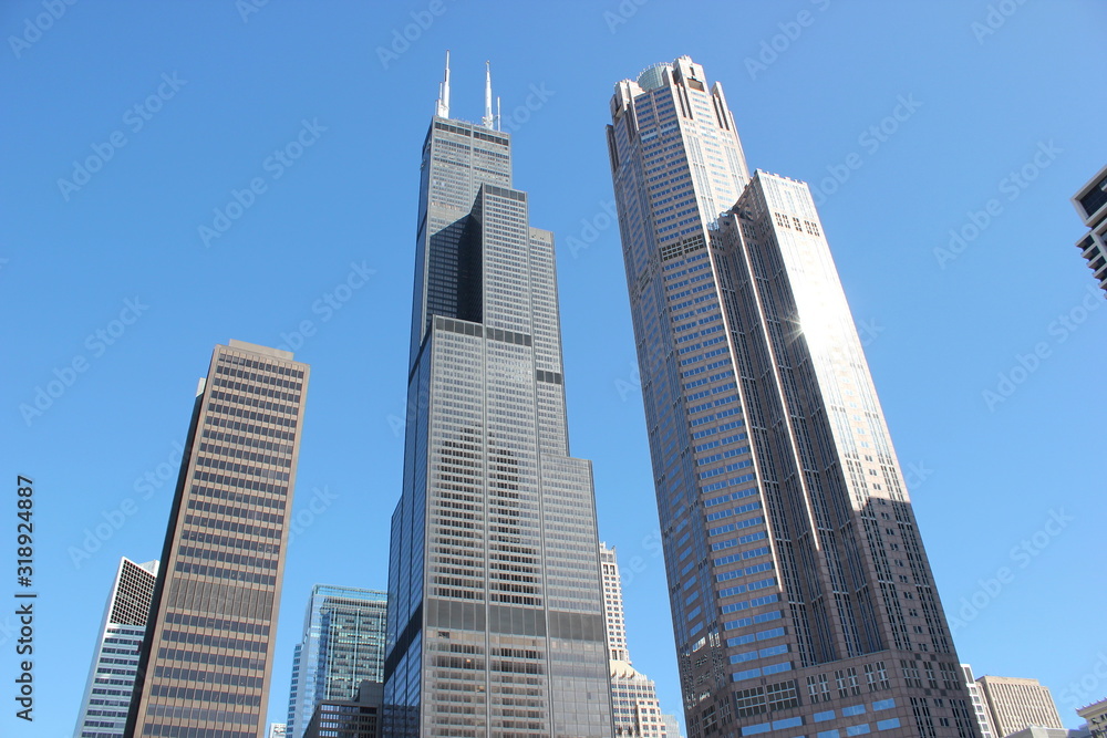 Wolkenkratzer in Chicago (USA) Wolkenkratzer in Chicago (USA)