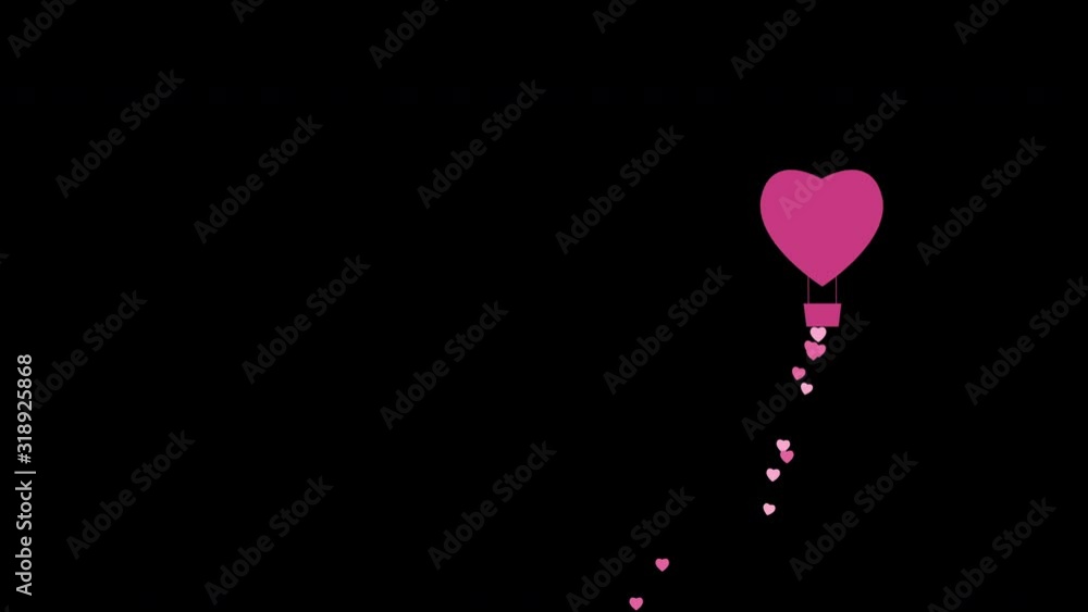 motion graphics of heart balloon scatter hearts that mean sending love to everyone motion graphics of heart balloon scatter hearts that mean sending love to everyone