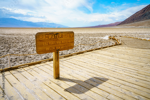 badwater basin in death valley national park, california, usa