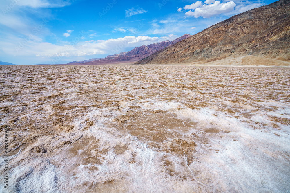badwater basin in death valley national park, california, usa