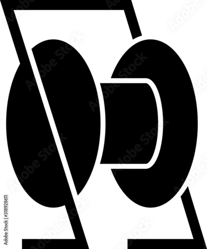 extension cord storage reel icon