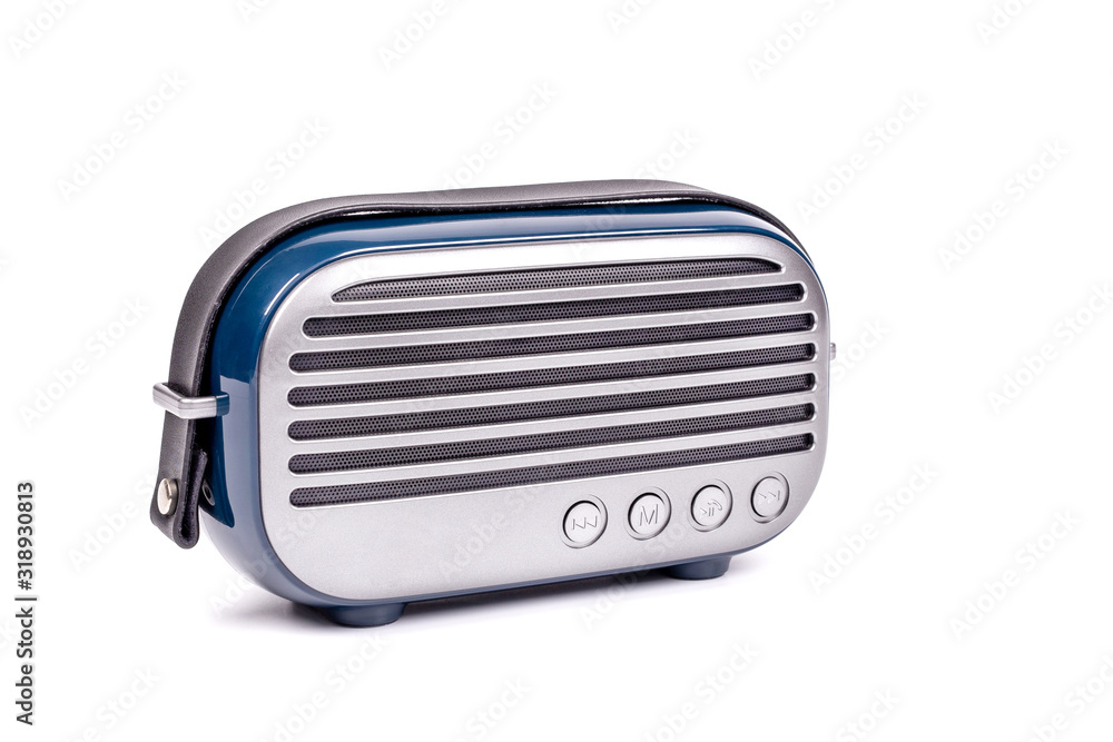 Radio isolated on white background Radio isolated on white background