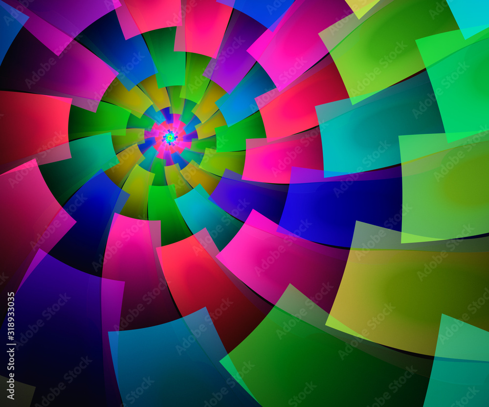 Obraz premium Computer generated colorful fractal artwork