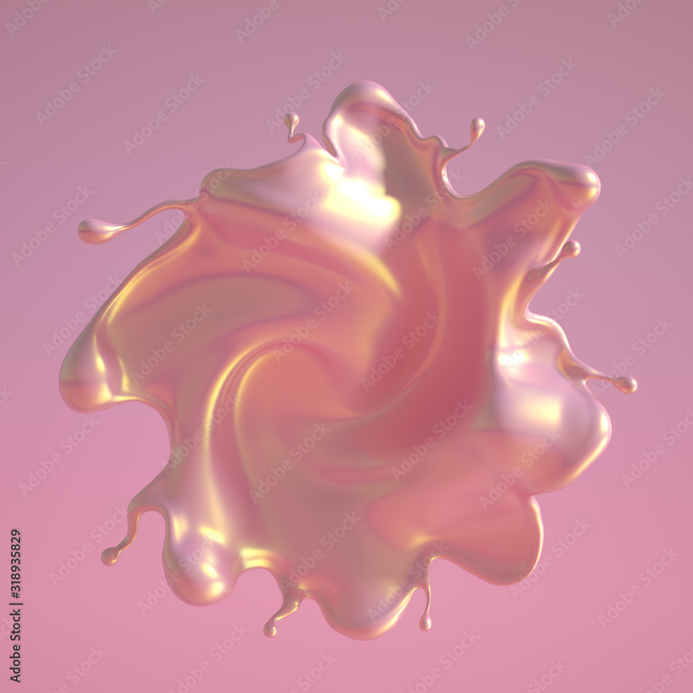 Splash fluid. 3d illustration, 3d rendering. Splash fluid. 3d illustration, 3d rendering.