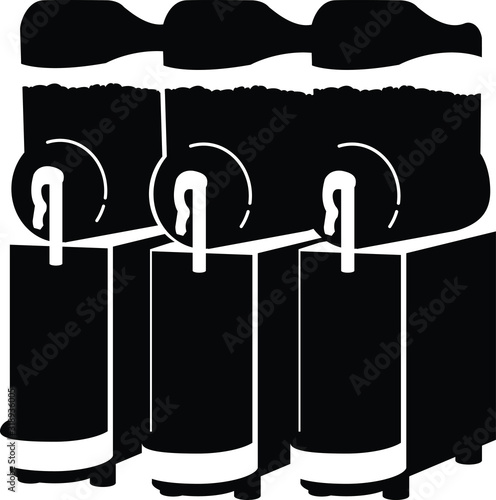 Slush Machine icon, vector illustration