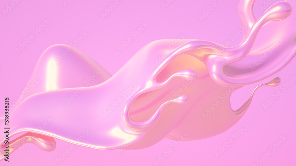 Splash fluid. 3d illustration, 3d rendering. Splash fluid. 3d illustration, 3d rendering.