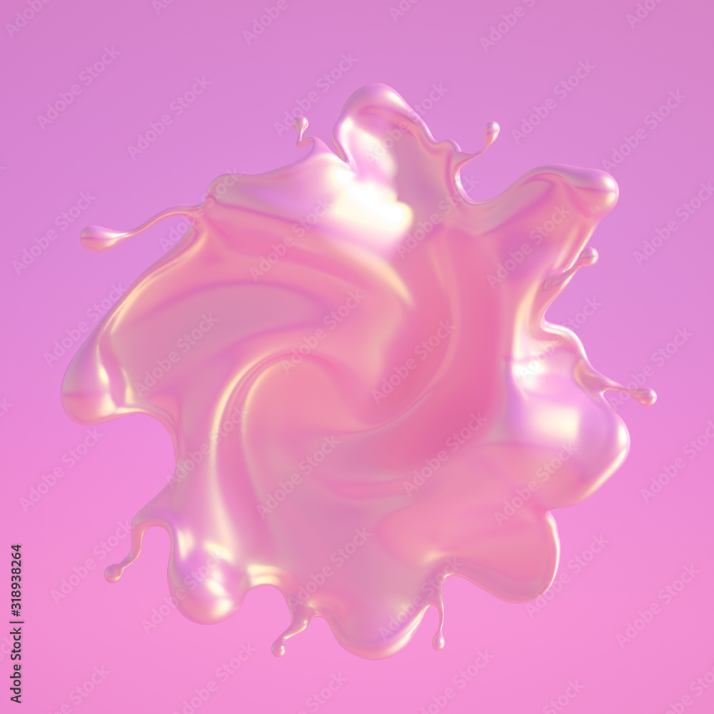 Splash fluid. 3d illustration, 3d rendering. Splash fluid. 3d illustration, 3d rendering.