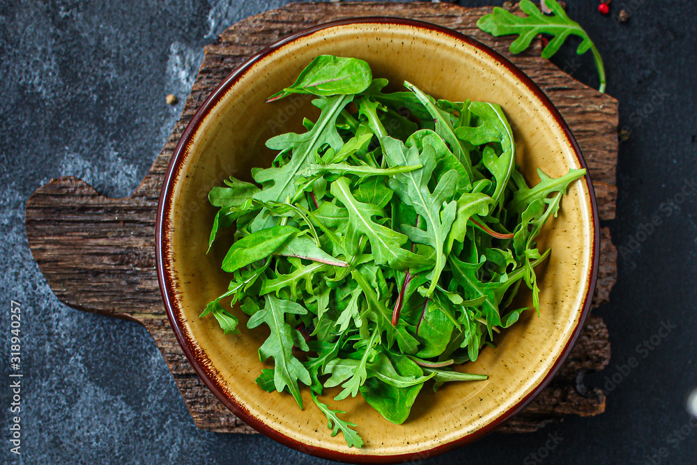 Healthy salad, leaves mix salad (mix micro green, juicy snack). food background, Top imsge Healthy salad, leaves mix salad (mix micro green, juicy snack). food background, Top imsge