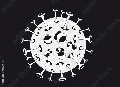Virus Icon Grafik Symbol